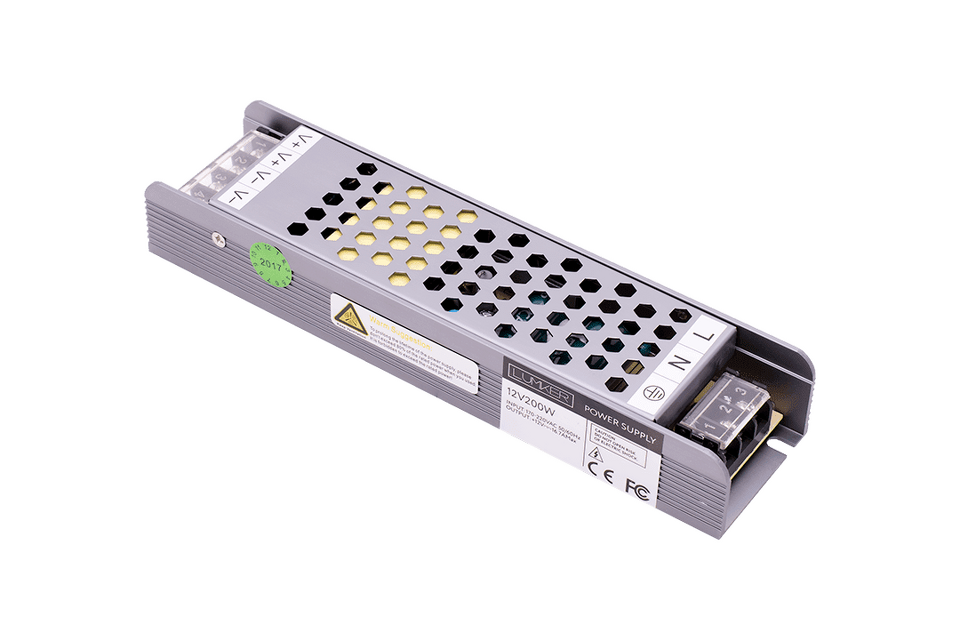 Фото №3  SWG PRO Компактный блок питания в металлическом корпусе, IP20,200W, 12V, YA-200-12
