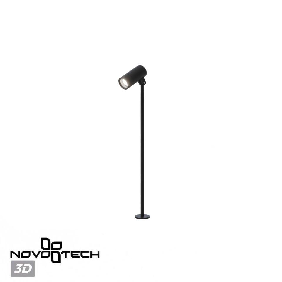 Фото №6  NOVOTECH 359714 STREET NT25 788 черный Монтажное крепление для арт.359713 IP65 LANDSCAPE