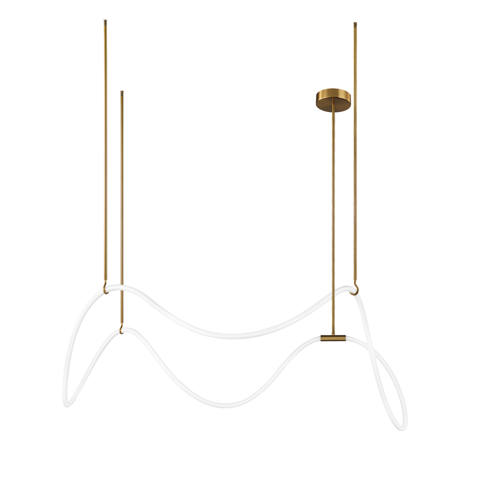 Фото №8  Подвесной светильник 10388P/C Brass Подвесной светильник LOFT IT Thread