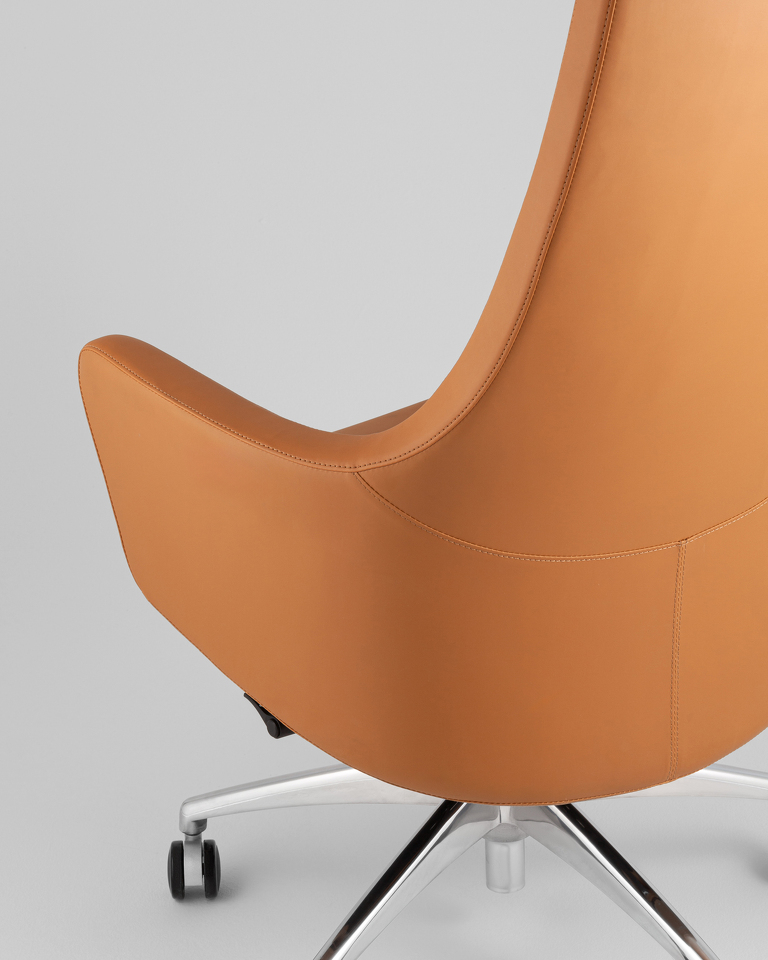 Фото №8  Кресло Кресло руководителя TopChairs Ferris коричневое