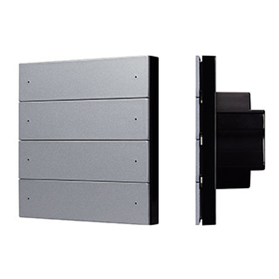 Фото №1  IARL INTELLIGENT ARLIGHT Кнопочная панель SMART-DMX512-801-22-8G-8SC-DIM-IN Grey (230V, 2.4G) ( IP20 Пластик, 5 лет)