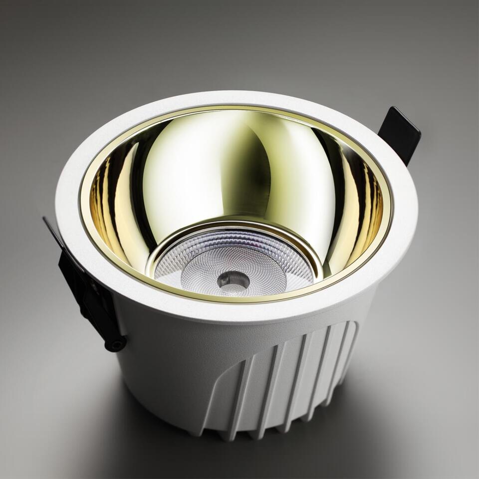 Фото №6  NOVOTECH 358696 SPOT NT21 462 белый/золото Светильник встраиваемый светодиодный IP20 LED 4000К 20W 100-265V KNOF