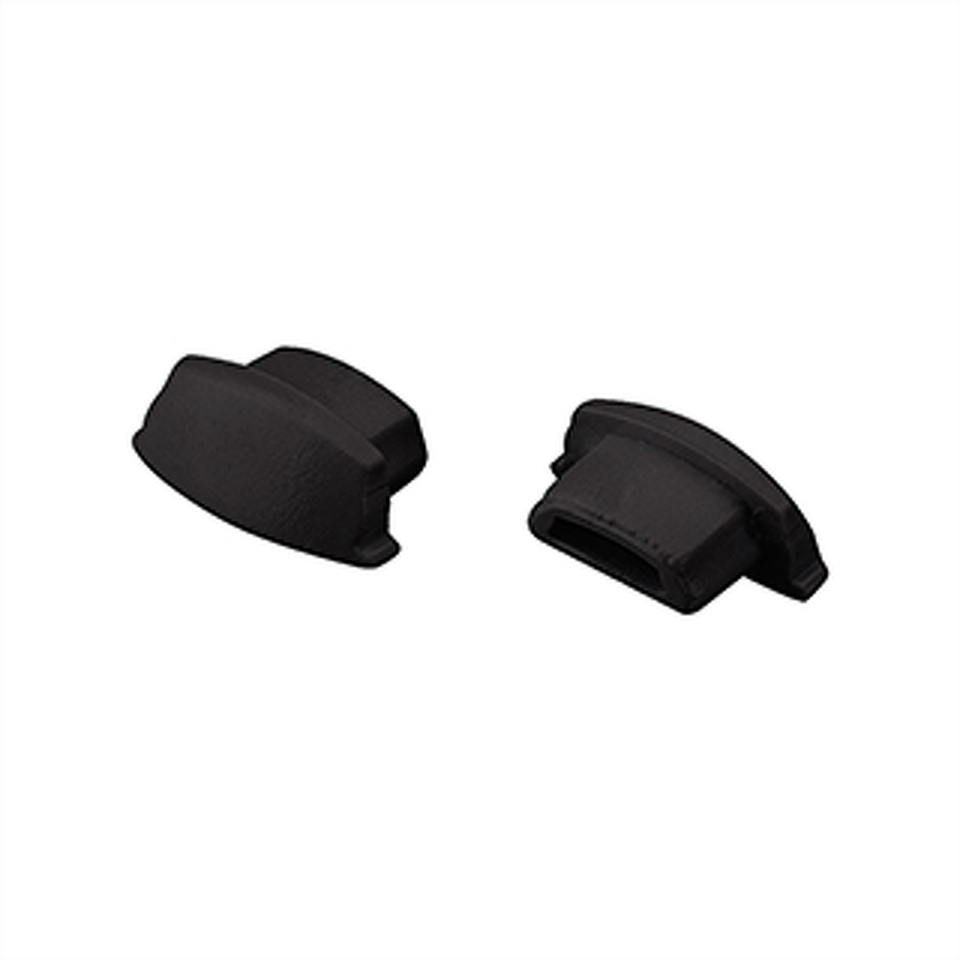 Фото №1  Arlight Заглушка ARH-BENT-W11 BLACK глухая ( Пластик)