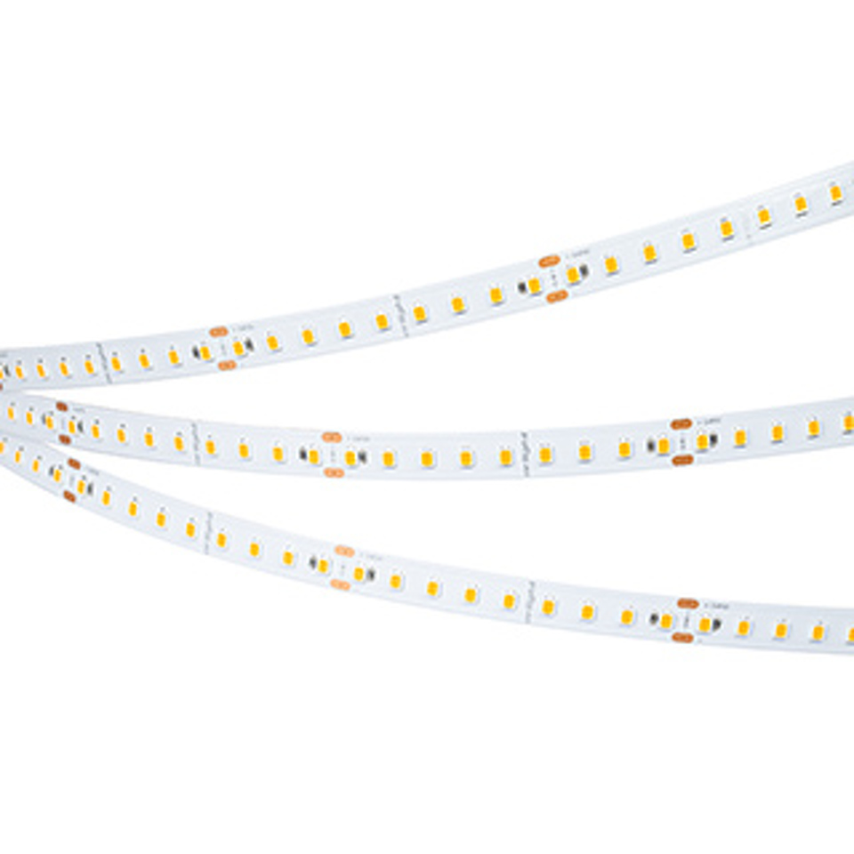 Фото №1  Arlight Лента UL-A126-10mm 24V Warm3500 (8 W/m, IP20, 5m) ( высок.эфф.165 лм/Вт)