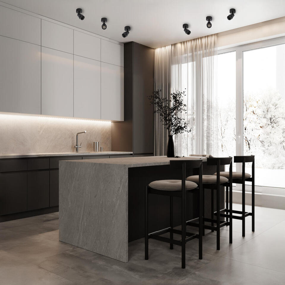 Фото №6  10330/F White Black Встраиваемый светильник LOFT IT Comb