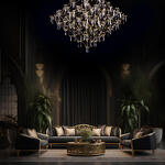 Превью фото №9  Подвесной светильник 10259/1200 Gold Asfour Подвесной светильник LOFT IT Mira