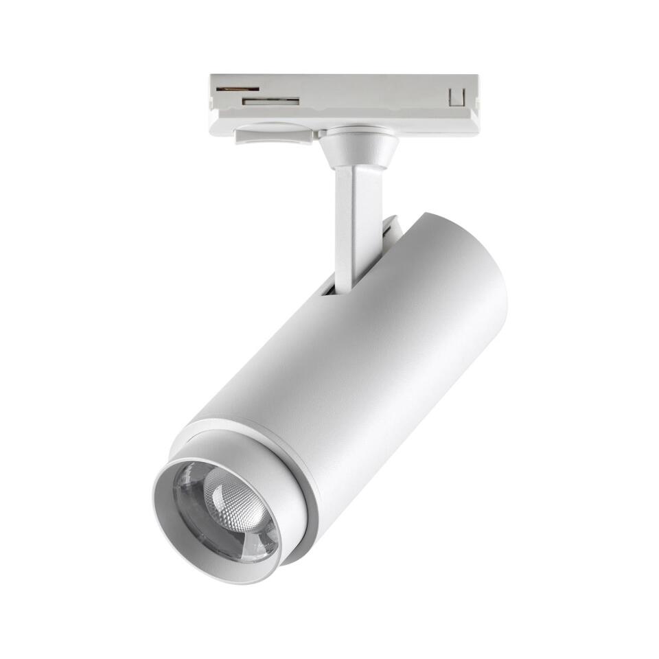 Фото №8  NOVOTECH 359026 PORT NT23 198 белый Однофазный двухжильный трековый светильник с перекл. цв.температуры,мощности IP20 LED 3000К\4000К\6000К 5W/9W/13W 220V NAIL