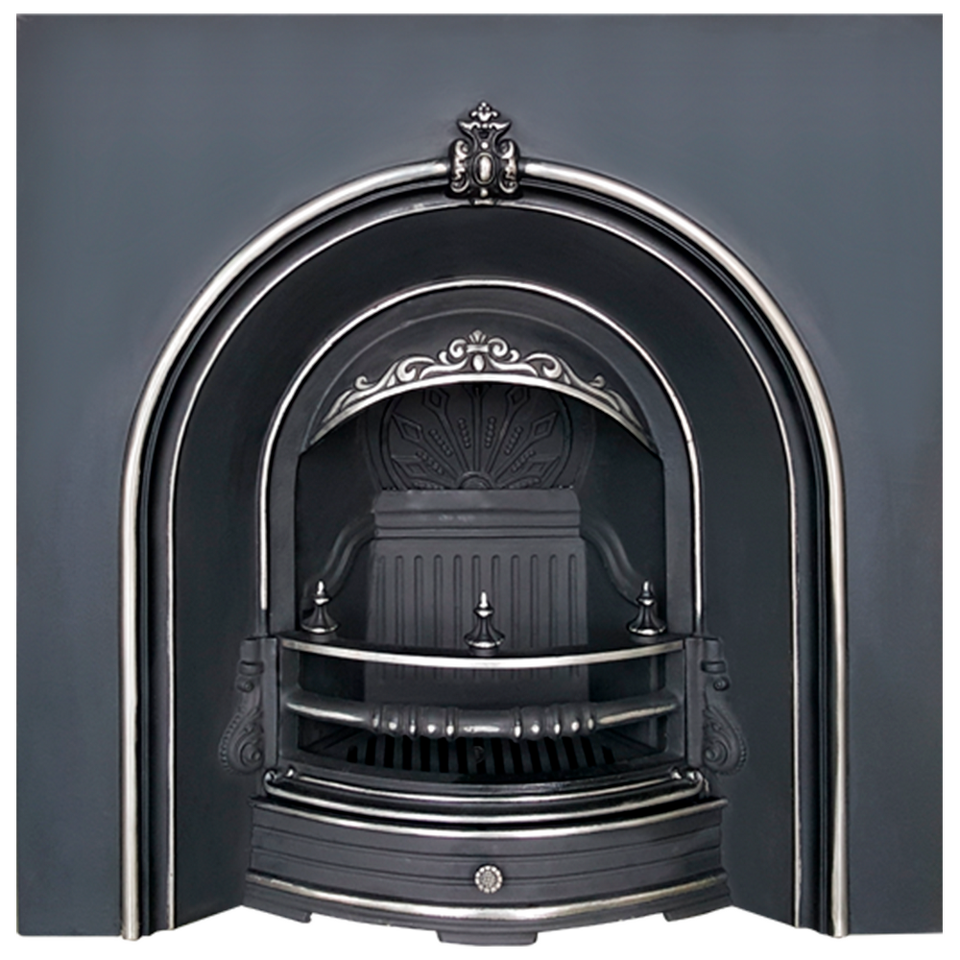 Фото №1  Камин EXEMET Camelia 965x965x245, черный с полировкой элементов