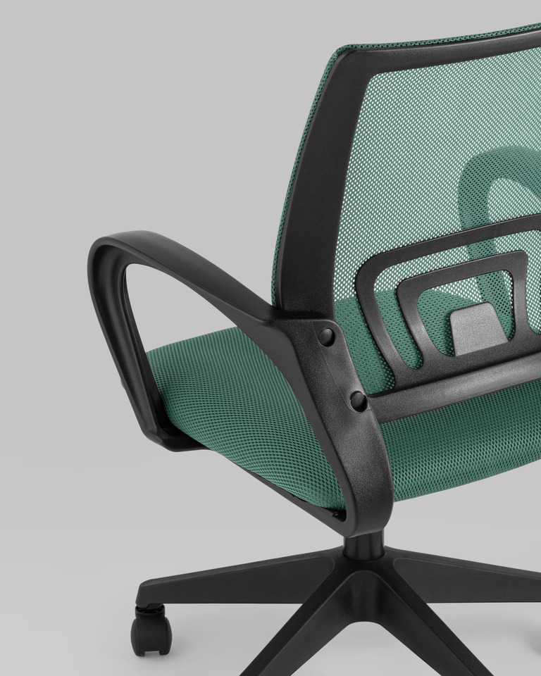 Фото №9  Кресло Кресло офисное TopChairs ST-Basic сетка/ткань зеленый