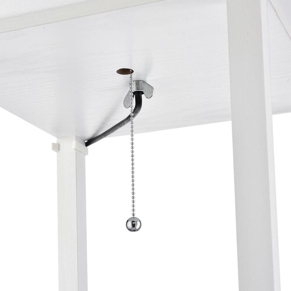 Фото №12  Торшер LUMION 8089/1F COMFI LN26 459 белый, дерево/текстиль Торшер Е27 1*60W 220V PRACTIC