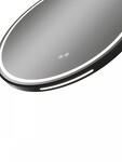 Превью фото №28  Watersense Зеркало Lina Supernova Black D80, LED подсветка, сенсор, антипар T20124