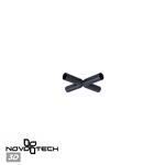 Превью фото №1  NOVOTECH 359381 KONST NT24 040 черный Соединитель гибкий "X" IP20 48V GLAT