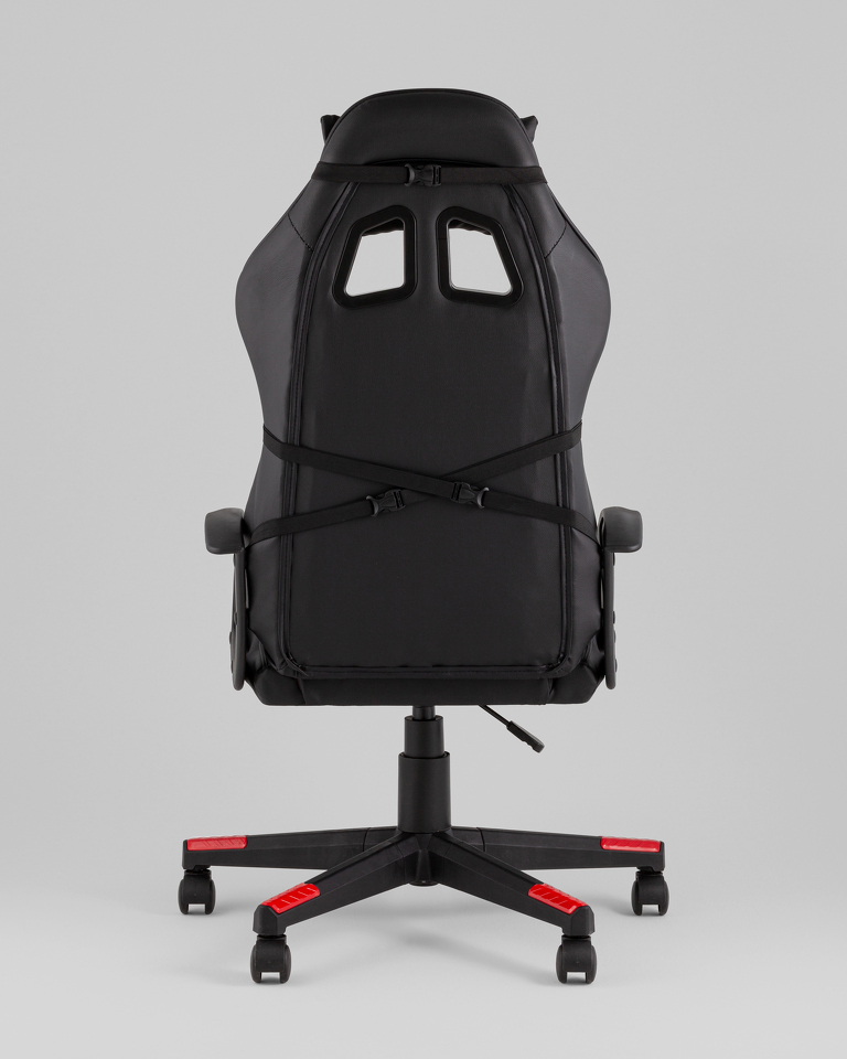 Фото №10  Кресло Кресло спортивное TopChairs Warden черно-красный