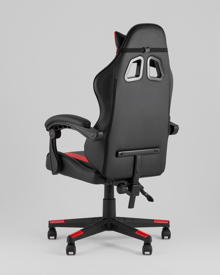 Фото №10  Кресло Кресло спортивное TopChairs Commander черно-красный