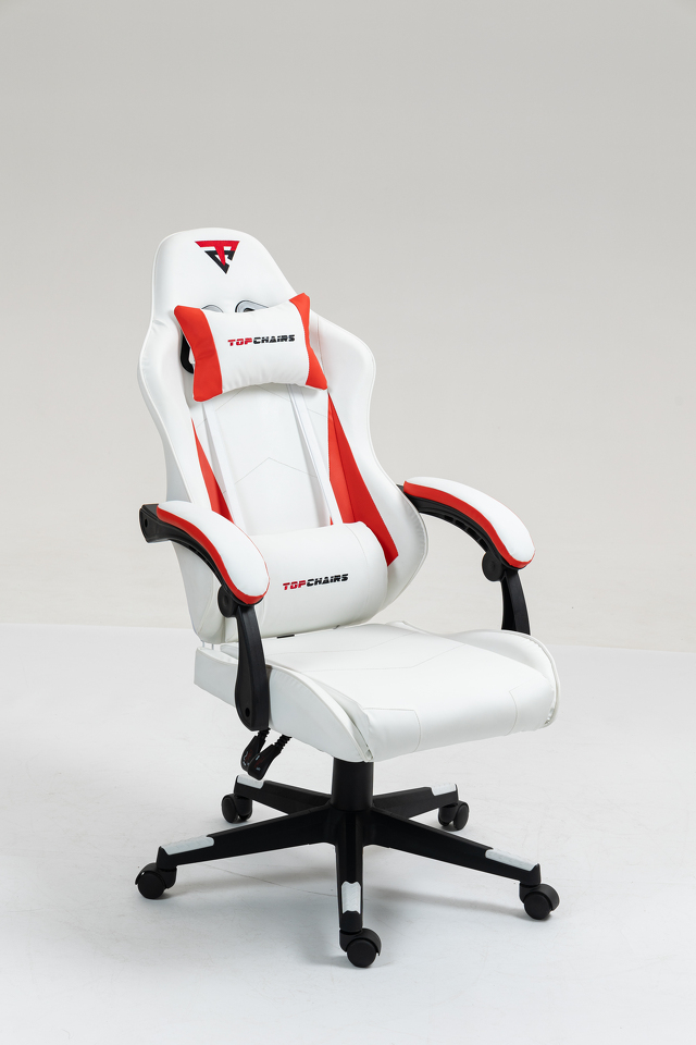 Фото №10  Кресло Кресло спортивное TopChairs Phantom бело-красный