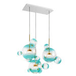 Превью фото №3  Подвесной светильник 2027-S3 Blue Подвесной светильник LOFT IT Bolle