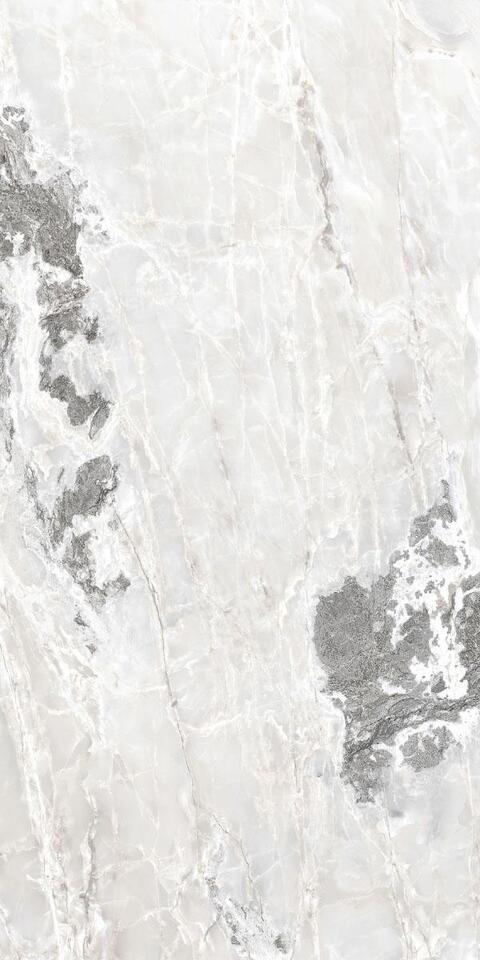 Фото №5  CASA DOLCE CASA Керамогранит ONYX&MORE WHITE BLEND GLO 6MM R 120x240