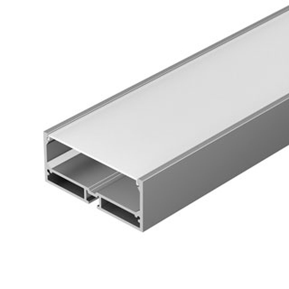 Фото №1  Arlight Профиль с экраном SL-LINE-7532-2000 ANOD ( Алюминий)