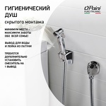 Превью фото №1  Гигиенический душ PAINI Aria, хром (CR)