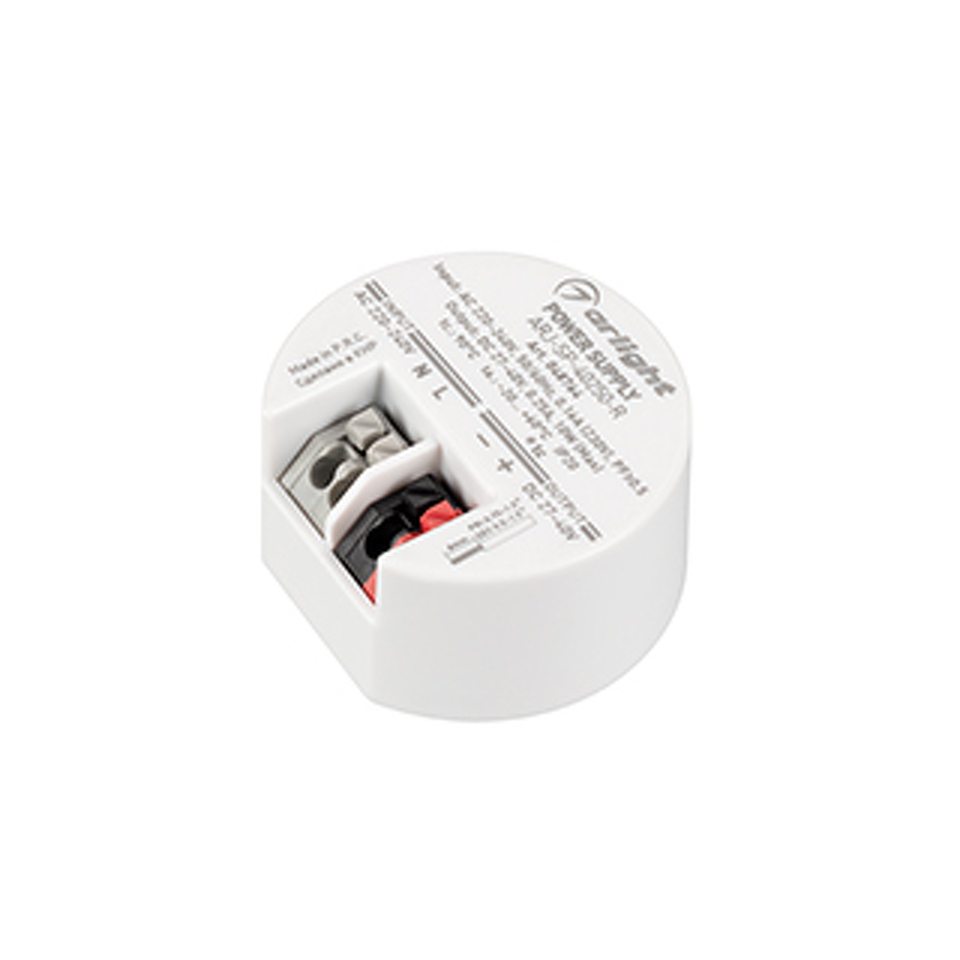 Фото №1  Arlight Блок питания ARJ-SP-40250-R (10W, 27-40V, 250mA) ( IP20 Пластик, 5 лет)