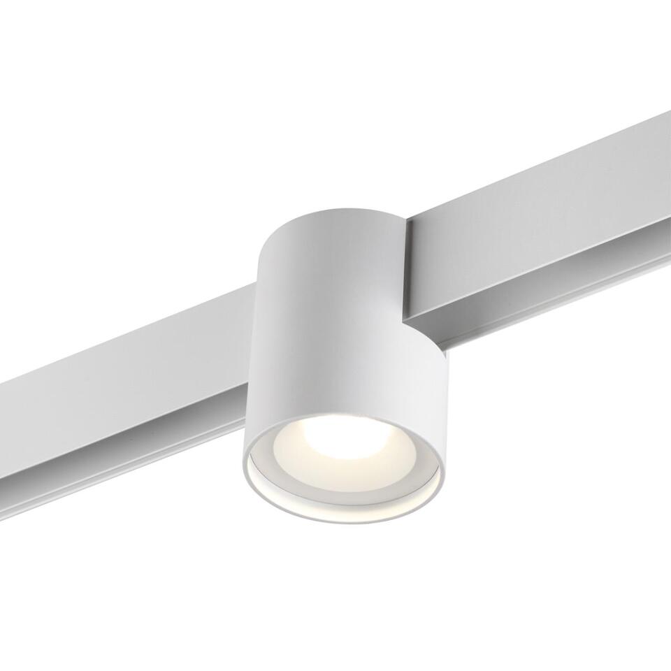 Фото №4  NOVOTECH 359516 SHINO NT24 130 белый Трековый низковольт. св-к диммир. со сменой цв.температуры, пульт ДУ/Tuya Smart Life IP20 LED 10W 48V 3000-6000K FLUM