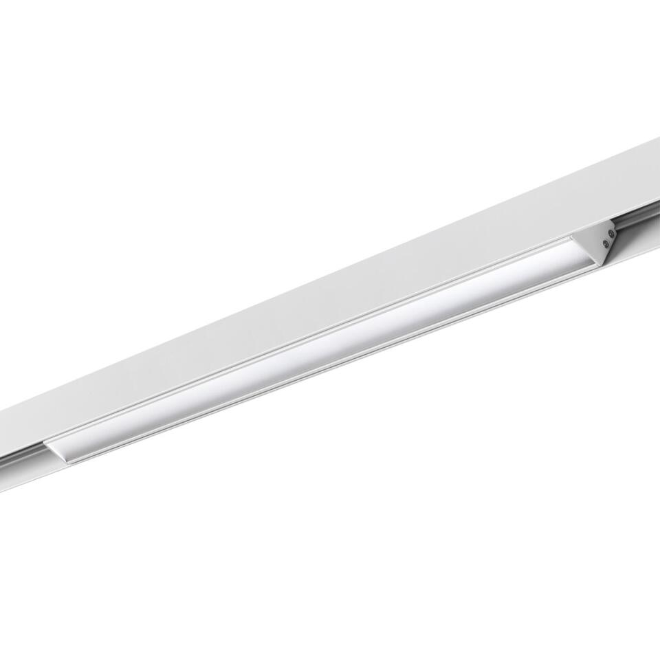 Фото №6  NOVOTECH 358411 SHINO NT20 152 белый Трековый светильник для низков. шинопровода IP20 LED 4000K 24W 48V FLUM