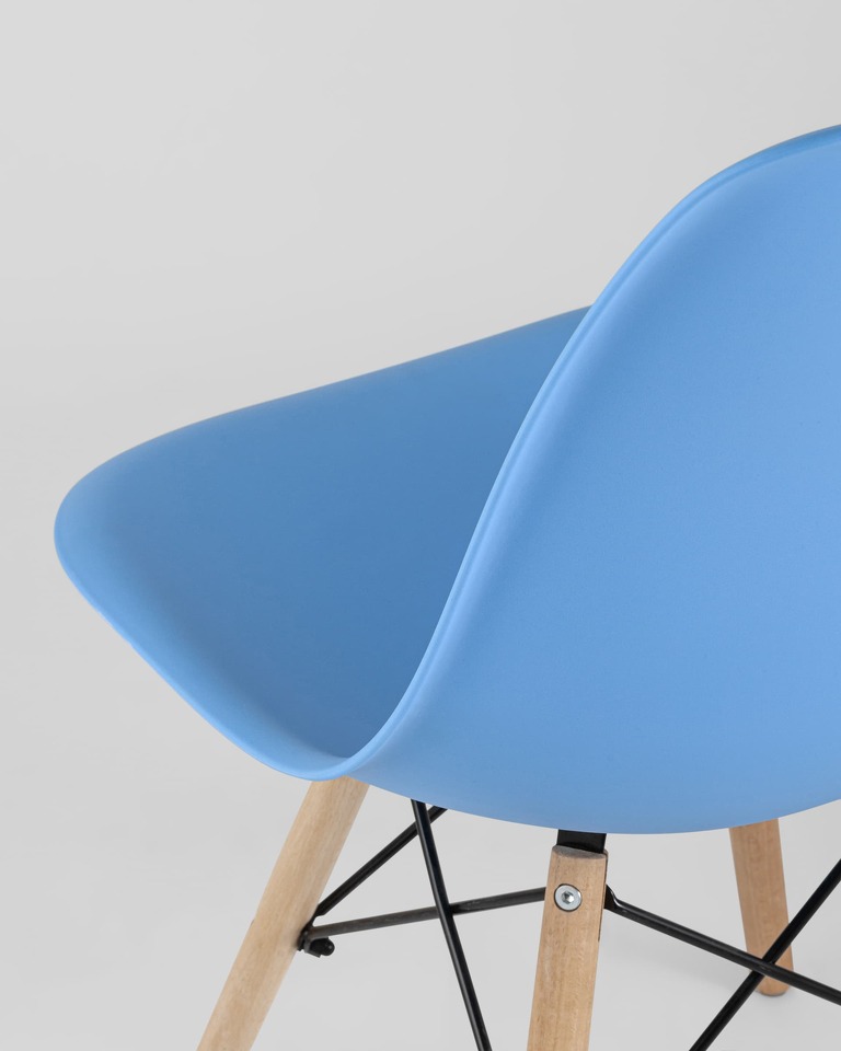 Фото №10  Стул Eames Style DSW голубой (разборный каркас)