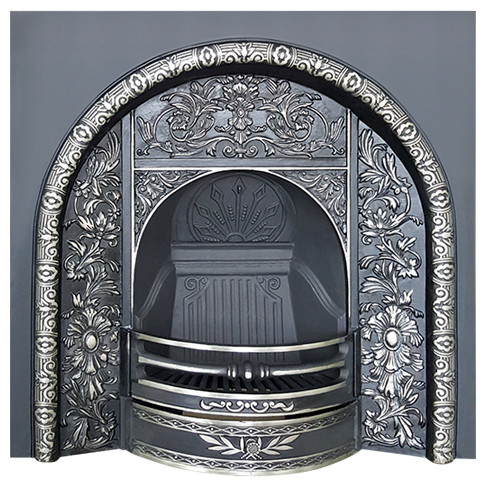 Фото №1  Камин EXEMET Atlas 965х965х160, черный с полировкой элементов