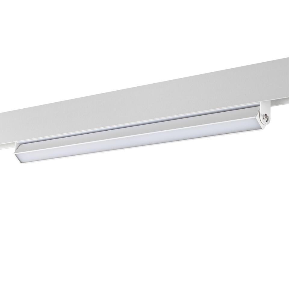 Фото №6  NOVOTECH 358540 SHINO NT21 158 белый Трековый светильник для низковольного шинопровода IP20 LED 4000K 24W 48V FLUM