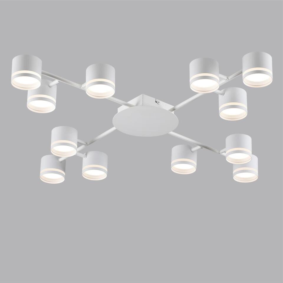 Фото №9  Люстра LUMION 8235/12C COMFI LN26 242 белый, металл Люстра потолочная LED GX53 12*12W 220V GARETA