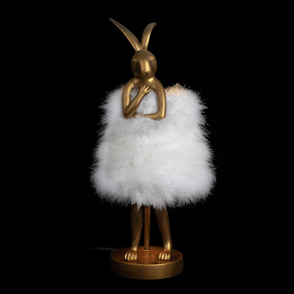 Фото №7  Настольная лампа 10315/A White fluff Настольная лампа LOFT IT Lapine