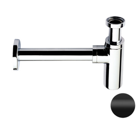 Фото Сифон 1”1/4 Remer 958LNO, черный матовый