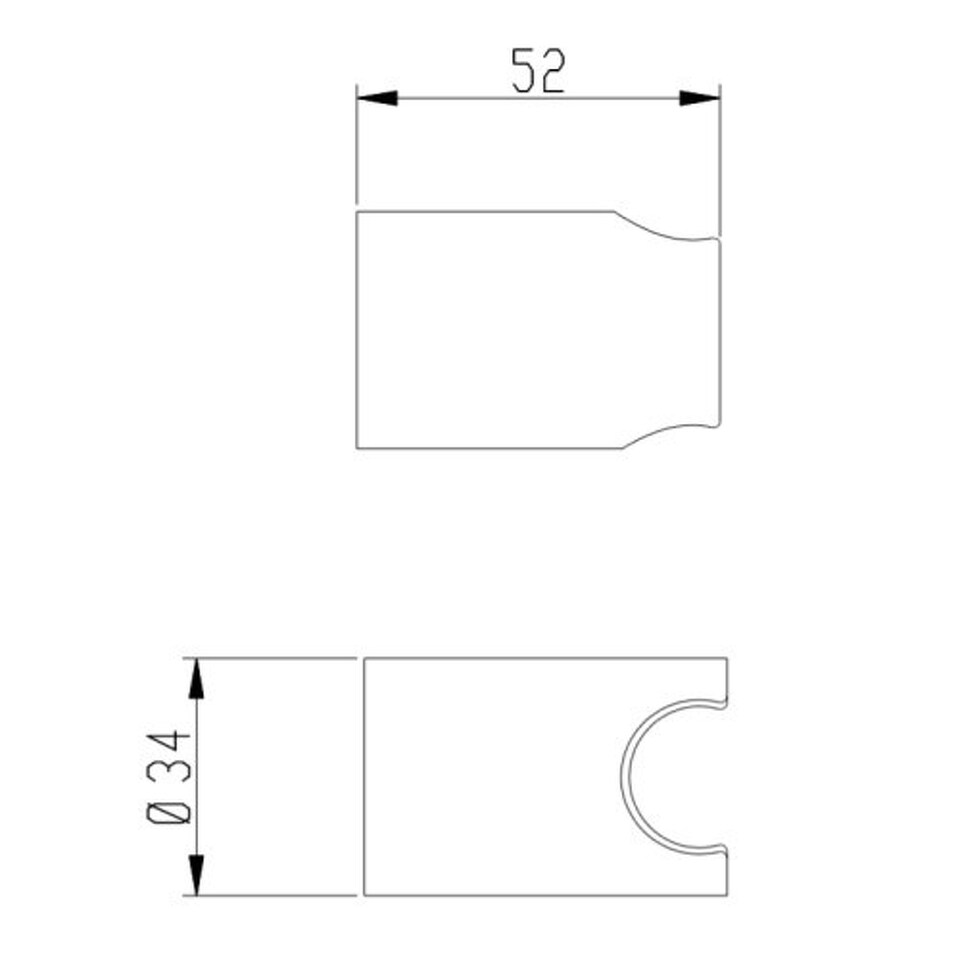 Фото №3  SP004AXX AQUAelite держатель для душевой лейки из ABS пластика Хром, 10/01Q