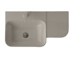 Превью фото №1  Раковина 40820 Althea Cover раковина подвесная 80x46  Матовый бетон Plus-Ton®