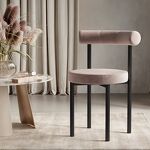 Превью фото №7  Top concept Стул Бигги, шенилл Puffy beige / опоры черные