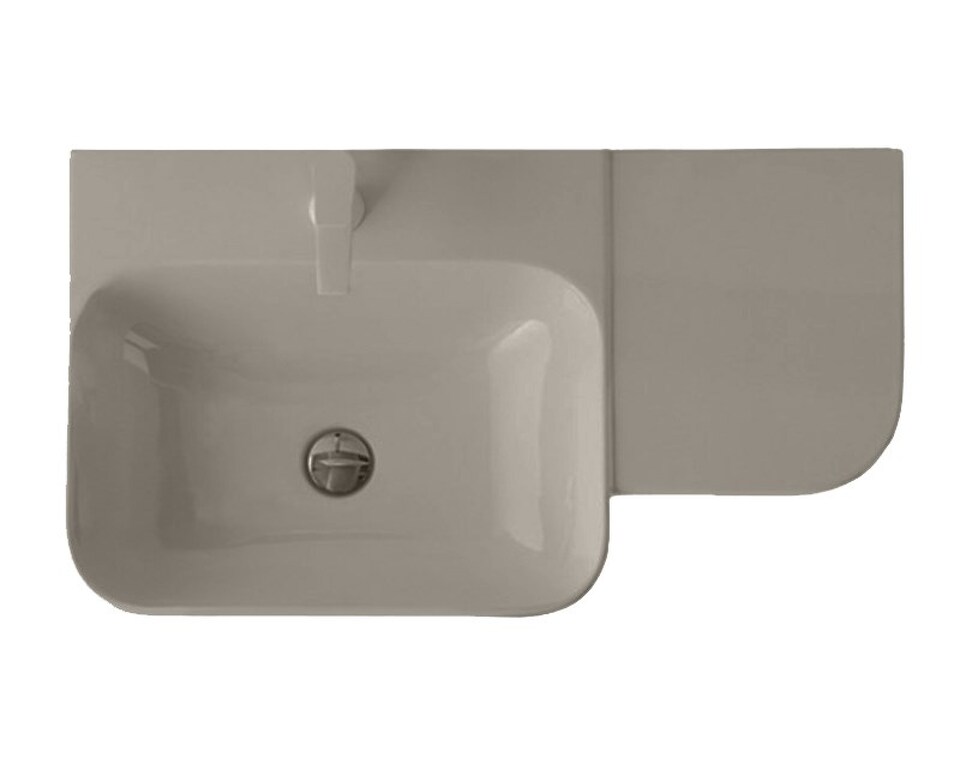Фото №10  Раковина 40820 Althea Cover раковина подвесная 80x46  Матовый бетон Plus-Ton®
