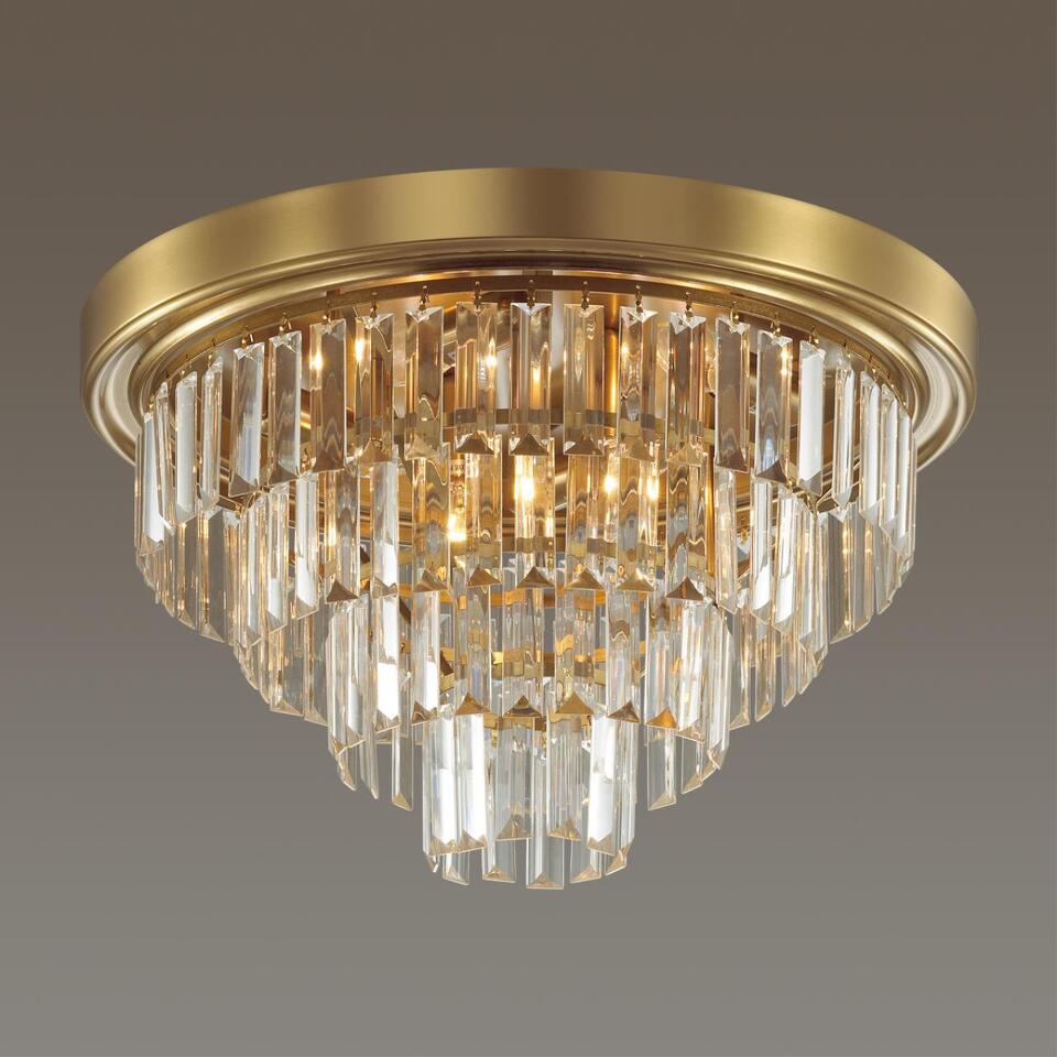 Фото №6  Люстра LUMION 5257/6C CLASSI LN26 119 латунь Люстра потолочная E14 6*40W 220V ZAHA
