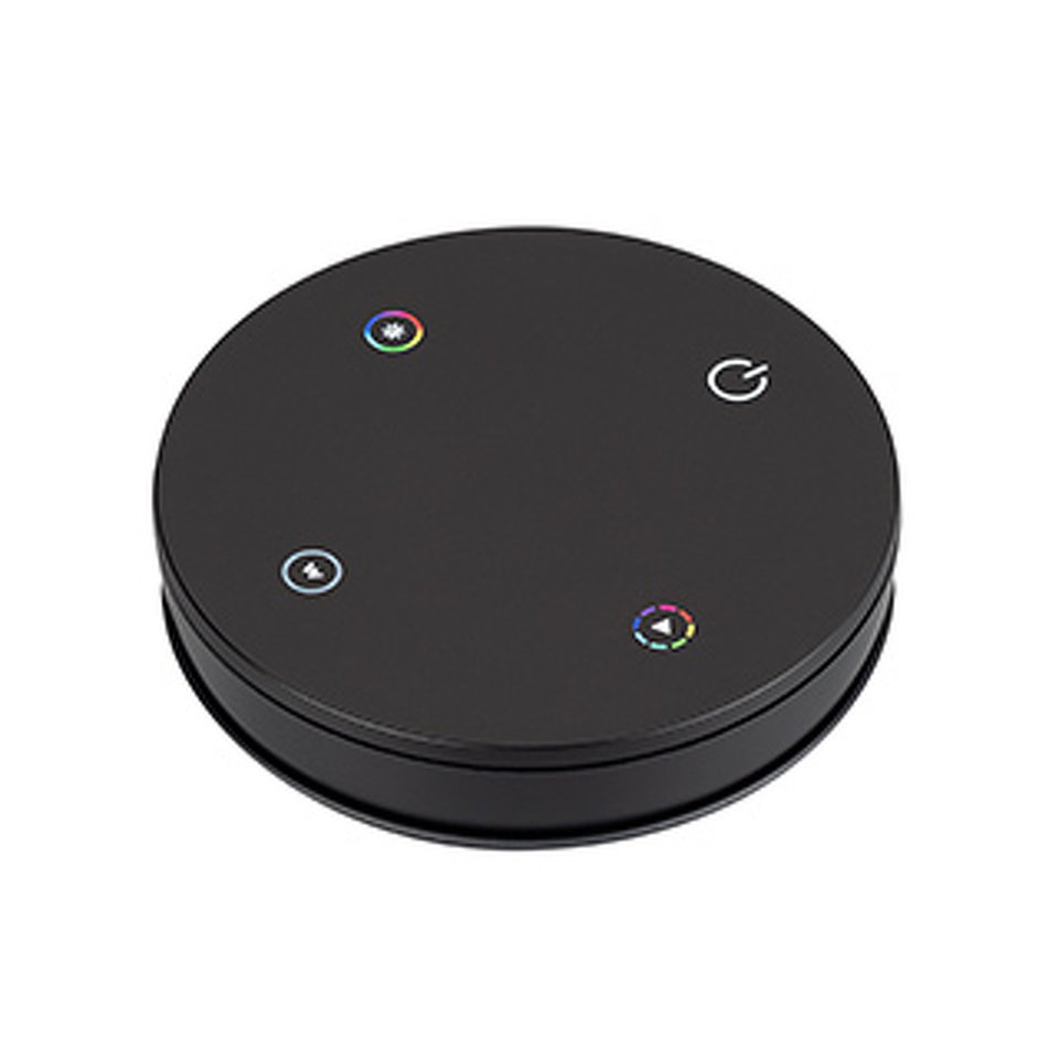 Фото №1  IARL INTELLIGENT ARLIGHT Пульт SMART-801-22-1G-RGBW Black (3V, Magnet, 2.4G) ( IP20 Пластик, 5 лет)