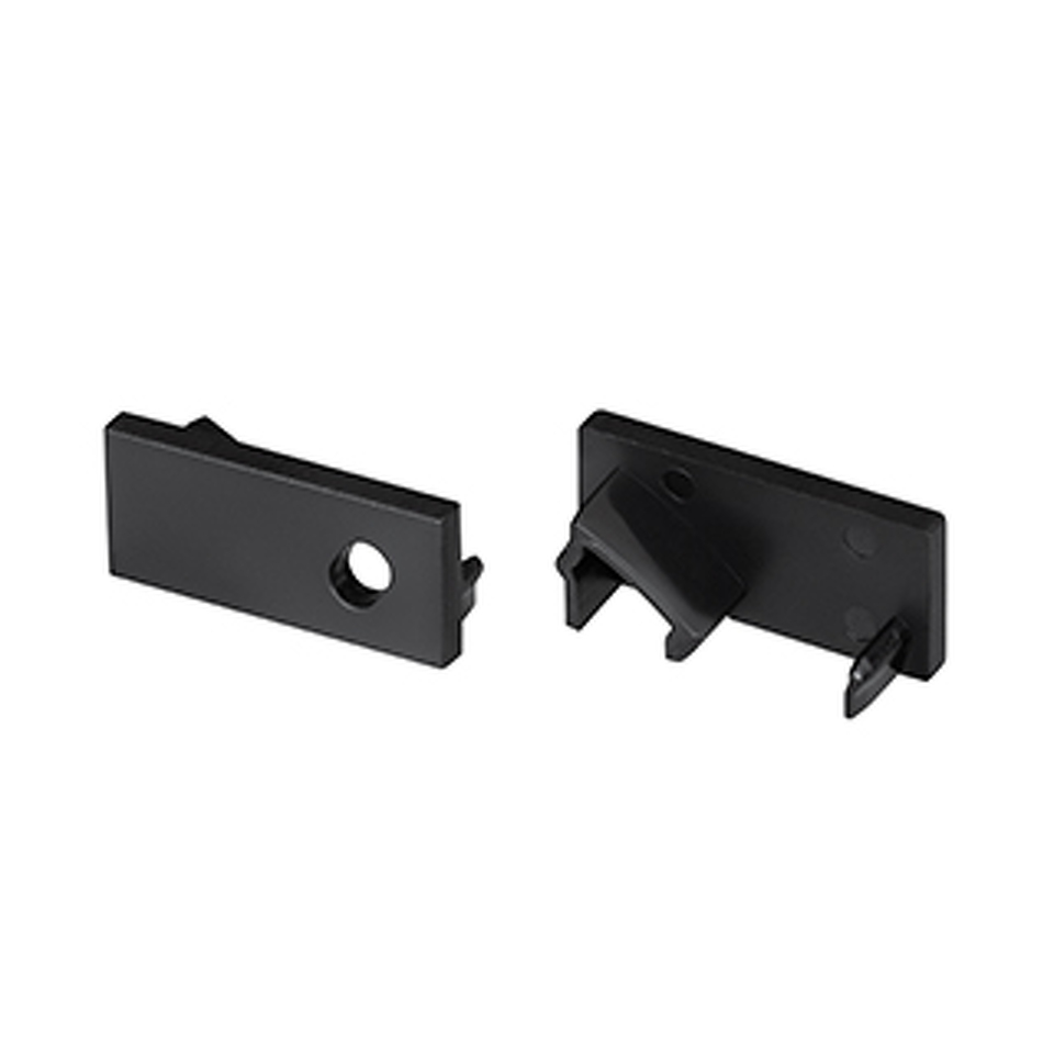 Фото №1  Arlight Комплект заглушек SL-BEVEL-W21 BLACK ( Пластик)