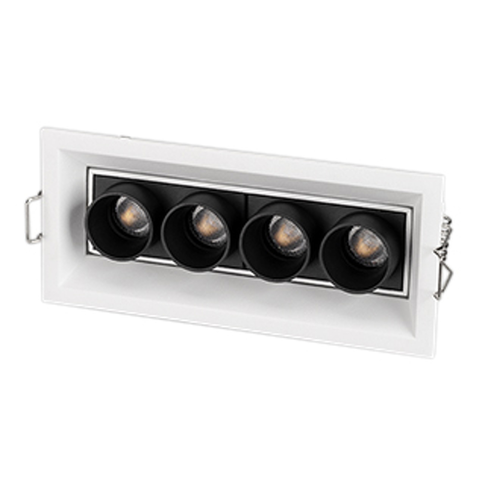 Фото №1  Arlight Светильник MS-ORIENT-BUILT-TURN-TC-S67x150-10W Warm3000 (WH-BK, 30 deg, 230V) ( IP20 Металл, 5 лет)