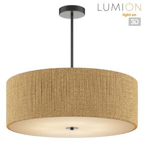 Фото LUMION 8286/7 ECO LN26 321 черный/коричневый, металл/веревка/стекло Люстра потолочная Е14 7*40W 220V SILVANA
