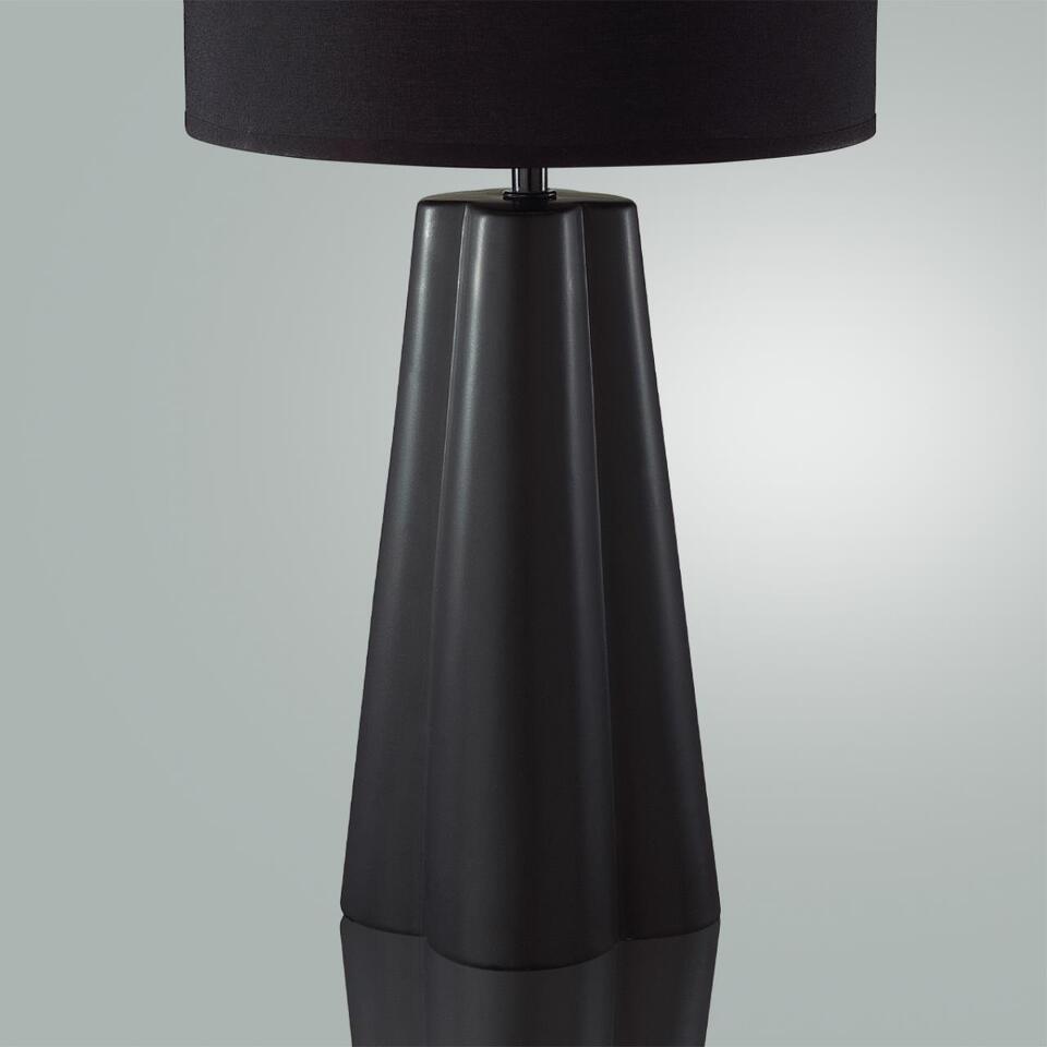 Фото №7  Настольная лампа LUMION 8124/1T COMFI LN26 478 черный, керамика/текстиль Настольная лампа E27 1*60W 220V HINAMI