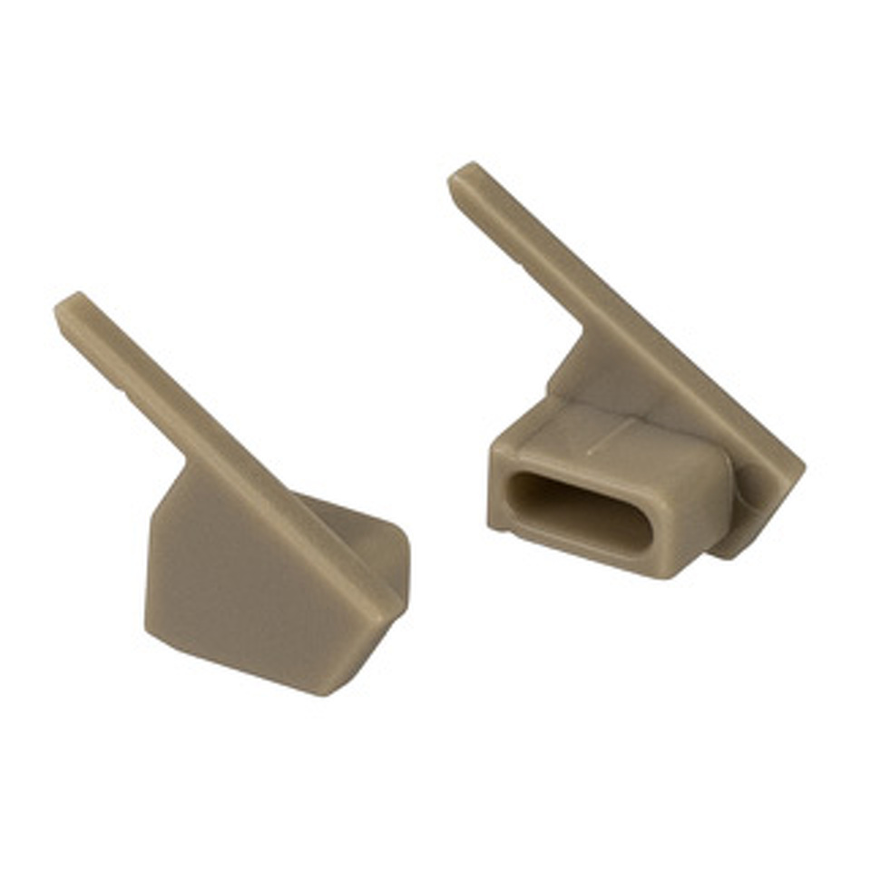 Фото №1  Arlight Комплект заглушек SL-MINI-SHELF-H9 OLIVE GREY ( Пластик)