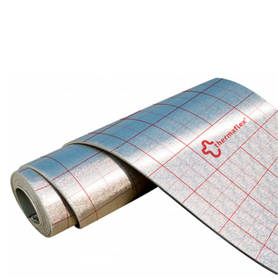 Фото №1  Листовая изоляция Thermaflex Thermasheet ECO FL 5 (Длина рулона 25м)