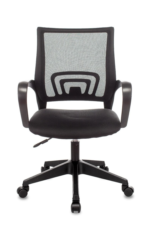 Фото №6  Кресло Кресло офисное TopChairs ST-Basic сетка/ткань черный