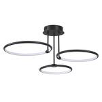 Превью фото №1  Люстра LUMION 6506/66CL LEDIO LN26 271 чёрный Люстра потолочная с ПДУ LED 66W 3000-6000K 220V URSULA
