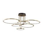 Превью фото №1  Люстра LUMION 5283/99CL LEDIO LN26 270 золотой, коричневый Люстра потолочная LED 156W 3000-6000K с пультом ДУ 220V URSULA