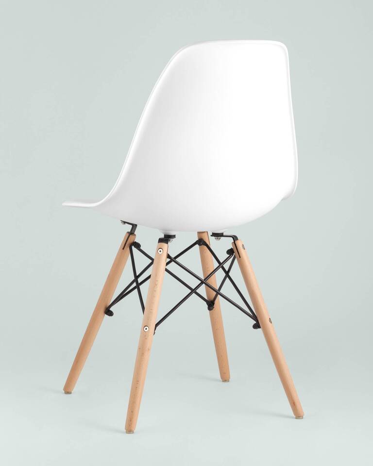 Фото №10  Стул Eames DSW белый