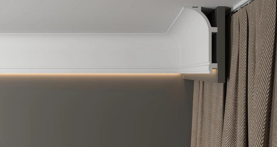 Фото №30  Карниз Decor-dizayn DD520/Карниз (140х70х2000мм)/6, шт