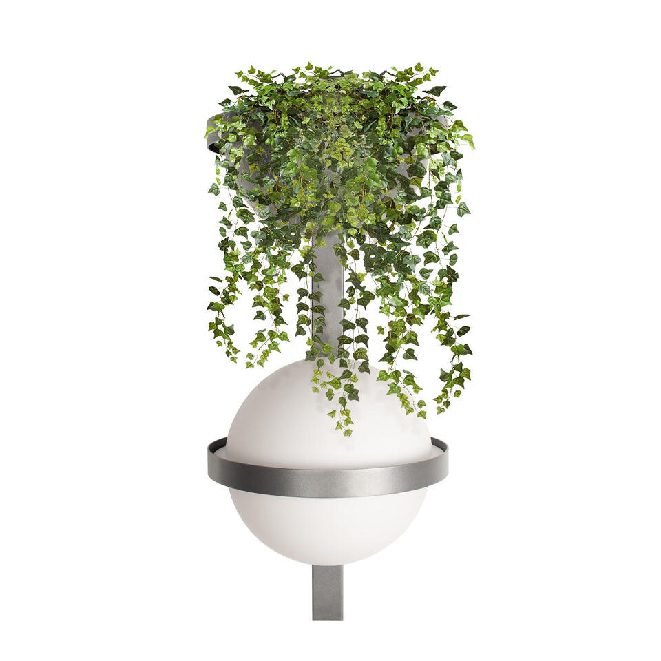 Фото №6  10121W/B Dark grey Настенный светильник LOFT IT Jardin